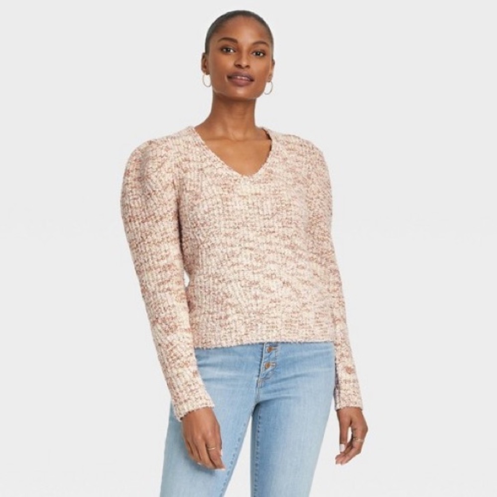 Universal Thread Pink V-neck Sweater